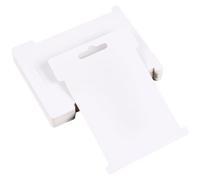 CABODYALS 40 Organiseur de Bobines de Fil à Broder Blanc en Carton pour Broderie Fil de Coton Bracelet D'Amitié Emballage de Cartes pour Le Point de Croix Le Rangement du Fil à Coudre