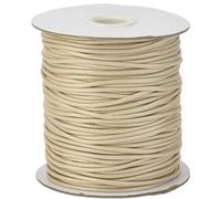 CABODYALS Cordon Ciré BurlyWood de 160 m et 1.5mm pour Macramé Cordon en Polyester Perles Cuir Rond Ciré Cordon Lisse Cordon Tressé Cordon pour la Fabrication de Bijoux Colliers Décorations Fourniture