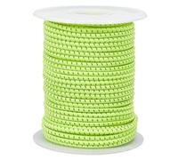 CABODYALS Cordon Élastique Rond Réfléchissant Vert 23.75 m X 2.5mm Phosphorescent pour Tente Idéal pour la Couture Le Camping la Randonnée et Les Loisirs Créatifs