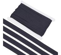 CABODYALS Ruban de Polyester Noir pour Baleines de Corset (25 m 10mm) Baleines Recouvertes de Plastique Accessoires de Couture Rubans pour la Confection de Corsets de Mariée et Autres Travaux Manuels