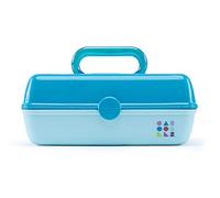 Caboodles Pretty in Petite Trousse de Transport compacte pour Maquillage Forever Fun Turquoise Over Sky