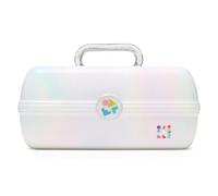 Caboodles Rainbow Rad - Organisateur de Maquillage pour Fille, Opale Blanche., 1 Count (Pack of 1)