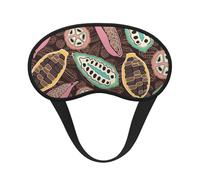 cabosse de cacao colorée,Masques de sommeil occultants, cache-yeux couvrants, masques de sommeil anti-lumière