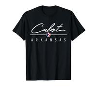 Cabot Arkansas (AR) T-Shirt Graphique avec Valeur, Homme, Noir, S