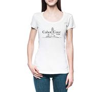 Cabot Cove, Maine - Murder She Wrote Femme T-Shirt Tee Blanc Women's White T-Shirt