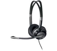 Cabstone Casque USB multimédia - Casque et micro ultra-léger pour musique, chat, jeux et VoIP - noir