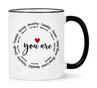 Cabtnca Cadeaux chrétiens : tasses à café « You Are Amazing », cadeaux religieux et inspirants, parfaits pour un anniversaire ou Noël pour les amis et les collègues, 325 ml