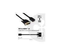 CAC-1211 - Câble adaptateur - liaison double - DVI-D mâle pour HDMI femelle - 2 m