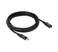 CAC-1529 - Câble d'extension USB - 24 pin USB-C (M) pour 24 pin USB-C (F) - 20 V - 3 A - 2 m - support pour 4K60Hz, bi-directionnel