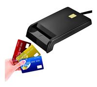 CAC Smart Bank Bank ID Card Reader, DOD Military USB 2.0 Multifonction Intelligent Card Reader ID/IC Bank Card Reader pour DNIE, ATM, IC, ID, CAC, SIM, Smart Card, etc., pour Windows pour Linux