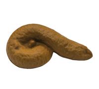 Caca Prank - réaliste en Forme de 6 en Plastique Artificiel pour Chien, Accessoire dégoûtant pour farces, Tours, blagues du Poisson d'avril