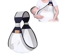 CaCaCook Echarpe porte-bébé pour nouveau-né, porte-bébé réglable 3D porte-bébé avec bretelles épaisses pour nouveau-né