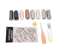 CaCaCook Fil à coudre robuste avec aiguilles à coudre incurvées pour artisans, différentes aiguilles pour un usage domestique, kit de réparation pour la plupart des scénarios