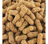 Cacahuètes feuilletées KUBLI 500G - Cacahuètes feuilletées, enrobés de brisures de cacahuètes grillées, à partir d'une recette simple : sucre, arachide naturelle, sans colorant.