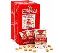 Cacahuètes Grillées et salées Menguy's - 50 paquets de 40 gr