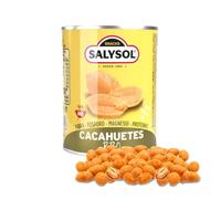 Cacahuètes grillées goût Barbecue Salysol - Boite de 40 gr