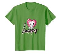 Cacahuètes - I Heart Snoopy T-Shirt, Enfant, Herbe, 6 Ans