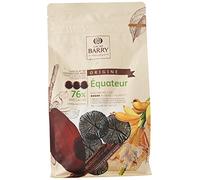 CACAO BARRY 76% Min Cacao Chocolat Equateur Pistoles 1 kg