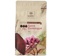CACAO BARRY CHD-Q70SDO-2B-U73 - 70% Min Cacao Chocolat Saint Domingue Pistoles 1 kg