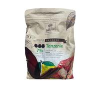 Cacao Barry - Tanzanie 75% Origine Rare chocolat noir de couverture pistoles 2,5 kg