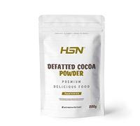 Cacao Dégraissé en Poudre de HSN Foods | 100% Pure, Moins de Calories | Defatted Cocoa Powder | Faible en Sucre, Faible en Graisse, Idéal pour Pâtisserie | Végétalien, Sans Gluten, 500g