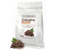 Cacao V Delta Pâte De Cacao Cru 500g d'origine Ghana Non Raffiné De Ceremonie Végan Sans Gluten - Pate Sacré Ceremonial Idéal Pour Patisserie, Chocolats Et Desserts Sains