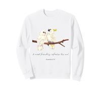 Cacatoès à crête de soufre Australien, Dicton chrétien « Amis » Sweatshirt