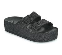Cacatoès Mules Caipirinha Glitter compensées Femme Noir 35/36
