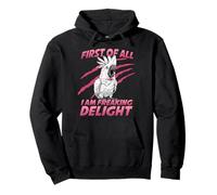 Cacatoès Perroquet Porte-Oiseau idée Cadeau cacatoès Blanc Sweat à Capuche