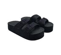 CACATOES Sandales compensées Femme Caipirinha Glitter Taille 41/42 Couleur Black