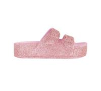 CACATOES Sandales compensées Femme Caipirinha Glitter Taille 41/42 Couleur Vintage Pink