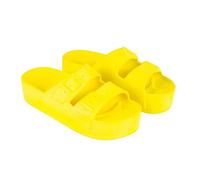CACATOES Sandales compensées Femme Caipirinha Liso Taille 41/42 Couleur Yellow Fluo
