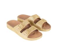 CACATOES Sandales plates Femme Trancoso Taille 35 Couleur Gold