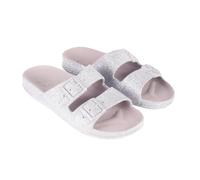 CACATOES Sandales plates Femme Trancoso Taille 38 Couleur Silver