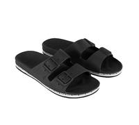 CACATOES Sandales plates Homme Cravo Taille 45/46 Couleur Black