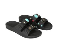 CACATOES Sandales plates Mixte Joia Taille 41 Couleur Black