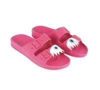 CACATOES Sandales plates Mixte Olhos Taille 33/34 Couleur Framboise Turquoise