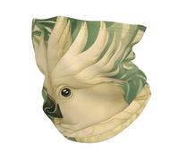 Cacatoès Tropical Echarpe Gaiter Imprimé Headwrap Unisexe Écharpe Demi-Visage pour Course À Pied Moto Homme 30X26Cm