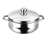 CACEROLA INOX SILVERINOX + TAPA Acero INOXIDABLE 18/10 FAGOR Ø24x10cm