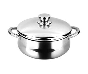 CACEROLA INOX SILVERINOX + TAPA Acero INOXIDABLE 18/10 FAGOR Ø24x10cm
