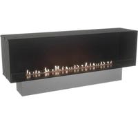 CACH Fires Foco One 1800, Grand foyer simple face à l'éthanol encastrable 180 cm, brûleur manuel ou automatique, 13 kW, 8,8 kW