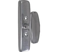 Cache acier zingué avec bouton inox - - 907