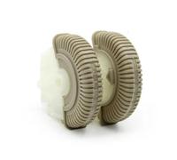 Cache aérateur Voiture Compatible avec Benz W211 2003 2004 2005 2006 2007 2008 Grille De Ventilation pour Roues Arrière Voiture 21183100609116(Light Beige-Wheels)