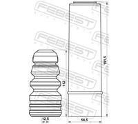 Cache-amortisseur Essieu arrière HYSHB-MCR-KIT FEBEST pour KIA HYUNDAI