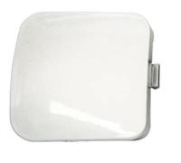 Cache-Anneau De Remorquage pour Toyota Rav4 2009-2011 | Cache Crochet De Remorquage Cache-crochet De Remorquage De Pare-chocs Avant OTBEHUWJ(Pearl White left)