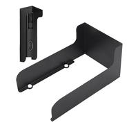 Cache-anneau pour sonnette de porte en métal - Protection solaire anti-éblouissement - Protection contre la pluie et les intempéries - Noir - Pour sonnette de porte de caméra