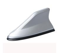 Cache antenne aileron de requin, Antenne de toit for Nissan Skyline 2006-2019, accessoire de voiture, rouge(Silver)