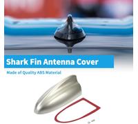 Cache-Antenne Aileron De Requin, Antenne De Toit Universelle Am/Fm Pour Voiture, Suv, Camion, Tout-Terrain En Abs Avec Base Adhésive Couleur Kaki Doré