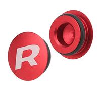 Cache Anti-poussière de Pédalier pour VTT, Capuchon de Support de Boulon de Fixation de Bras de Manivelle de Vélo, Capuchon d'arbre Central en Alliage D'aluminium(1 Cache Anti-poussière Rouge)