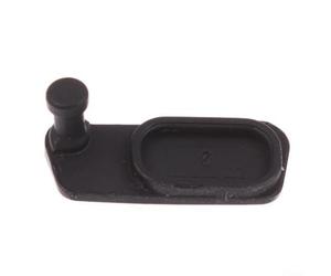 Cache anti-poussière pour port de charge Garmin Edge 1030 - Bouchon de protection en silicone USB-C anti-rayures étanche pour accessoires d'ordinateur de cyclisme Noir 1,9 x 0,8 cm